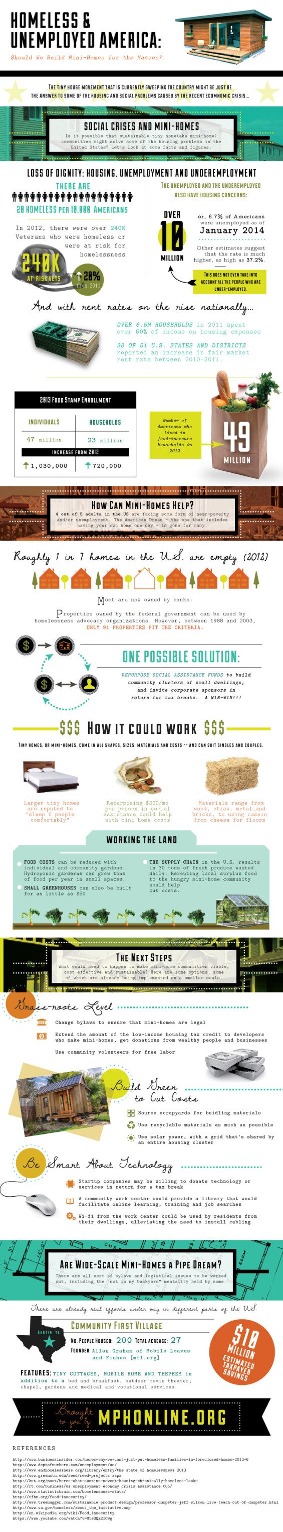 Mini Homes Infographic