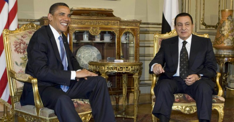 President Obama and Mubarak