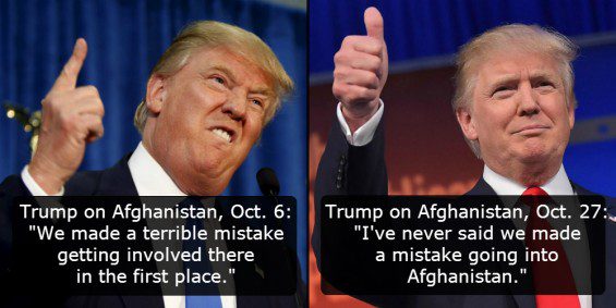 Trump on Afghanistan