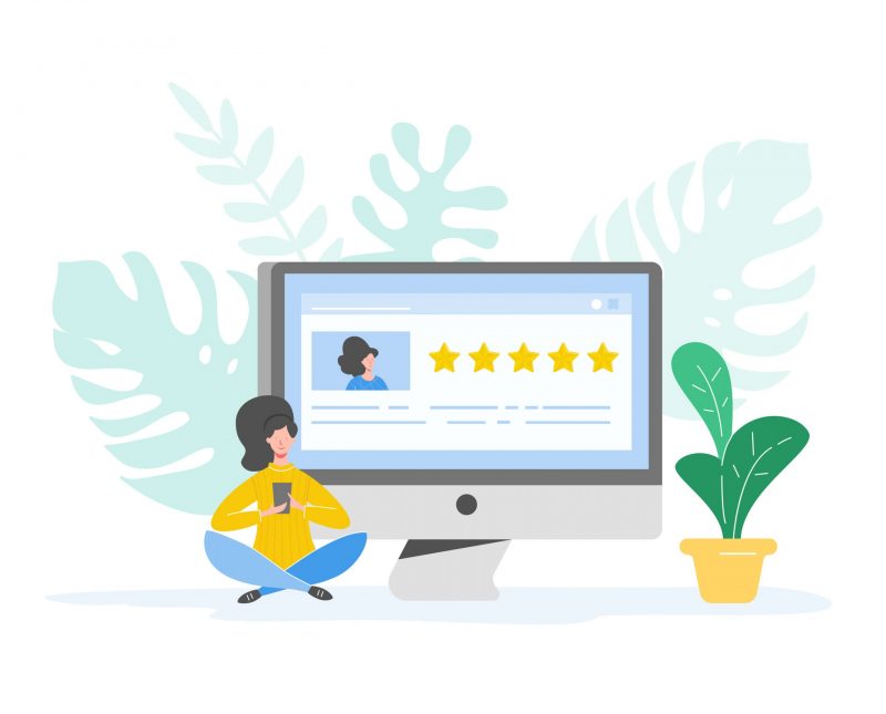 Google My Business Review Illustration
