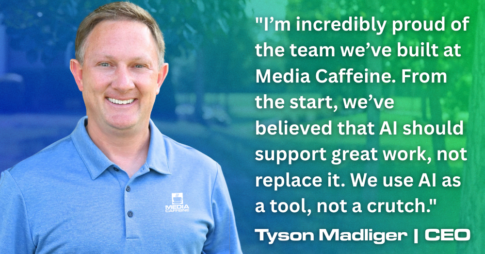 Tyson Madliger CEO of Media Caffeine.